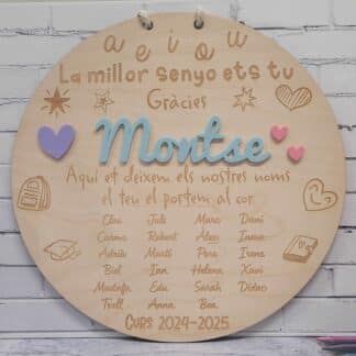 Placa personalitzada senyo
