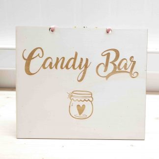 Cartell de boda Candy Bar