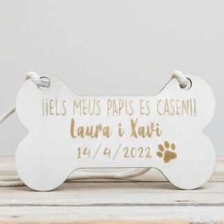 Cartell de boda mascota
