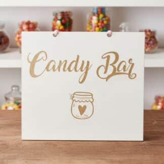 Cartell de boda Candy Bar