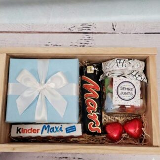 Caixa clauer pare personalitzada xuxes contingut