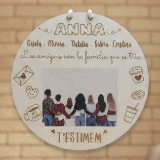 Disc personalitzat amigues